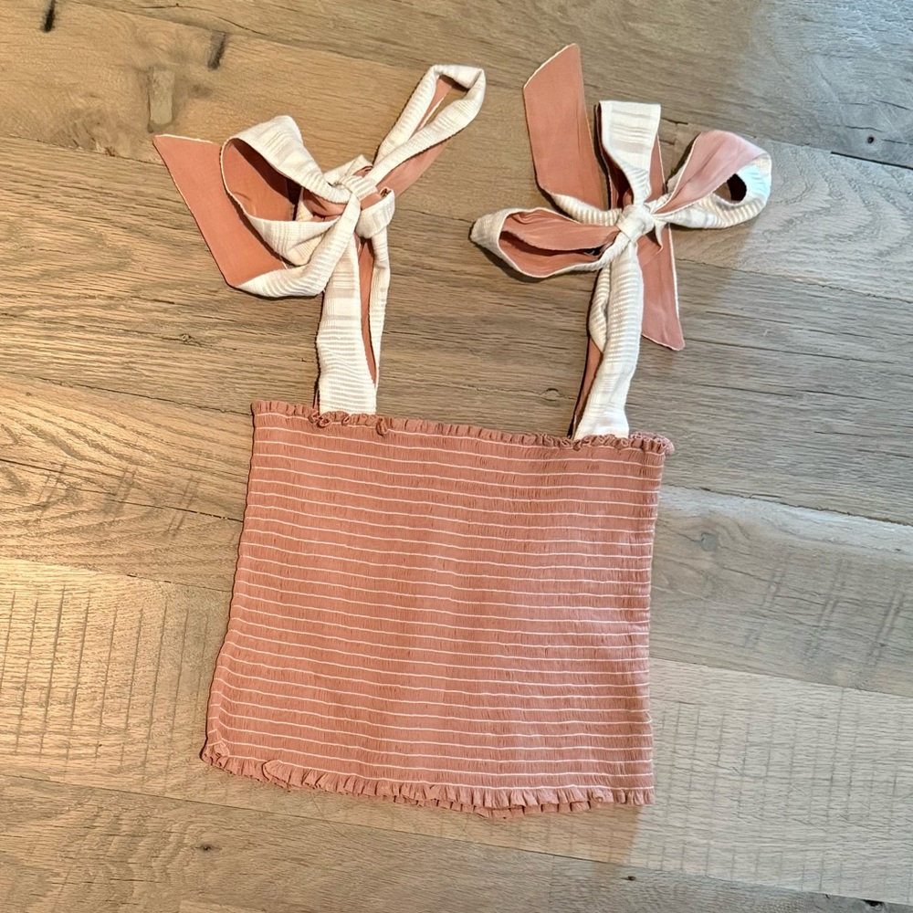 KOCH Cece Top in Warm Burnt Orange Size Medium